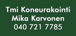 Tmi Koneurakointi Mika Karvonen logo